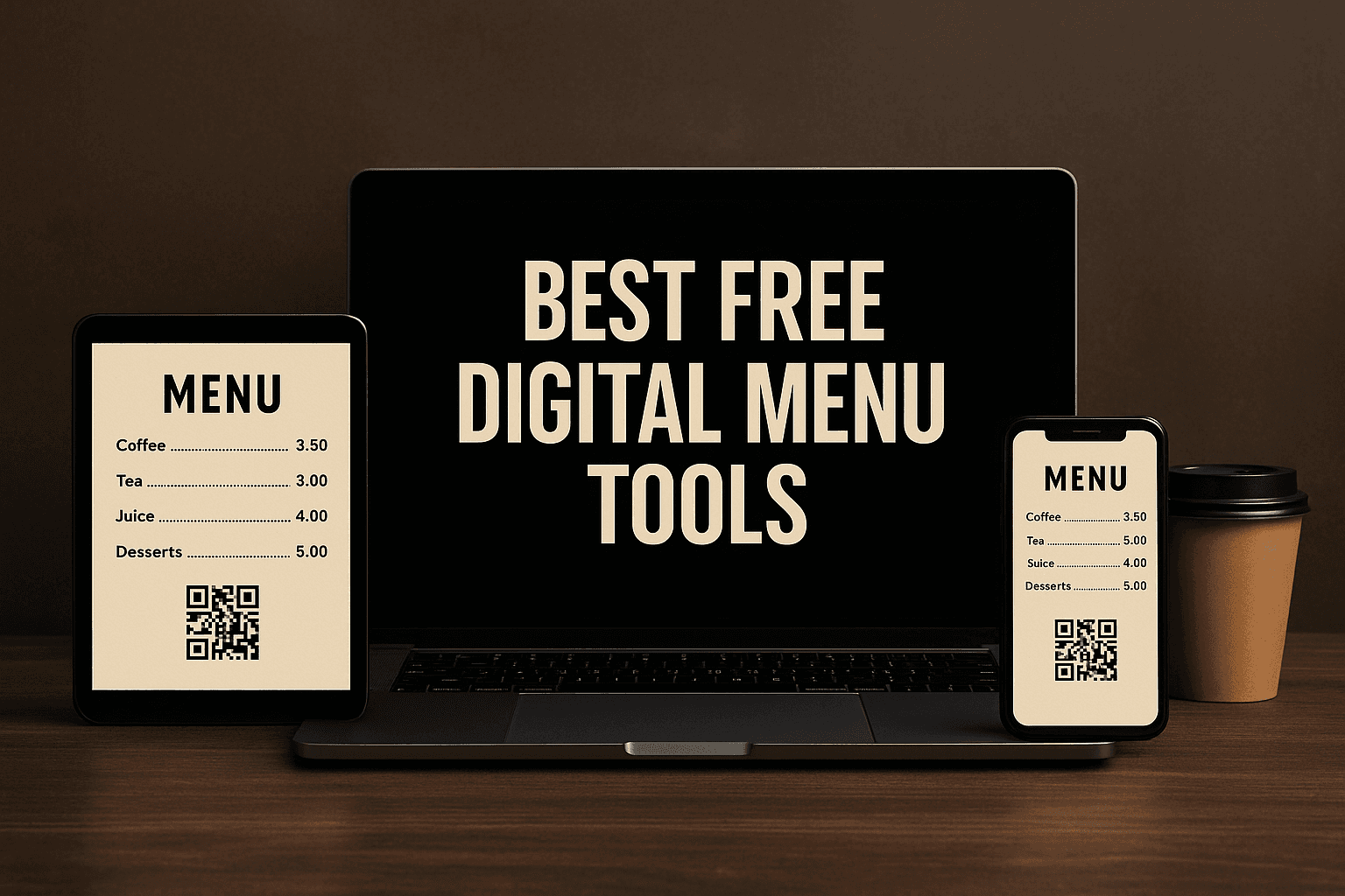 ساخت منوی دیجیتال حرفه‌ای با کمترین هزینه برای رستوران و کافه